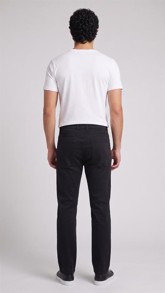 SİYAH Comfort Fit 5 Cep Pantolon