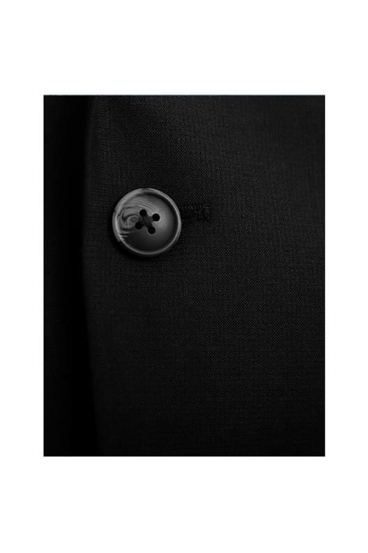 SİYAH Comfort Fit 6 Drop Ceket