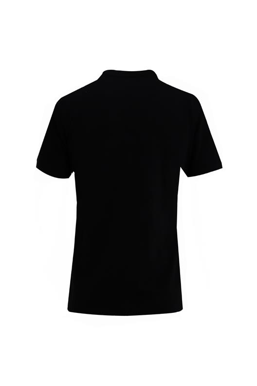 SİYAH Comfort Fit Bisiklet Yaka Basic T-Shirt