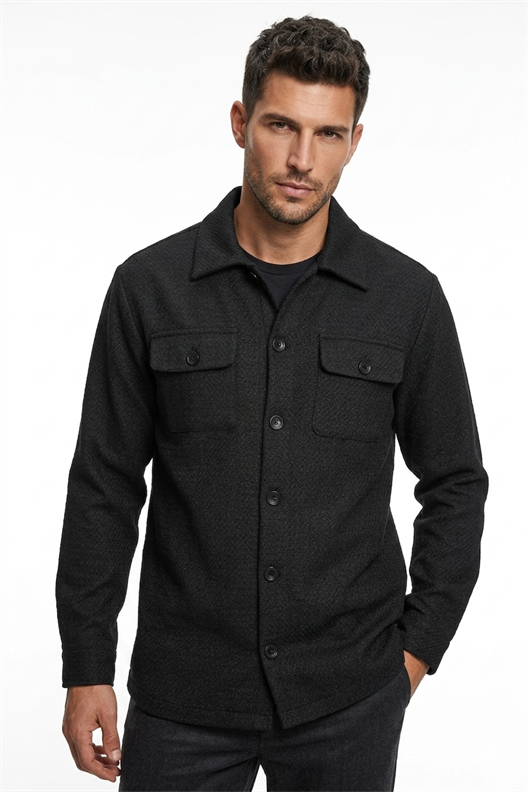 SİYAH Comfort Fit Ceket Mont