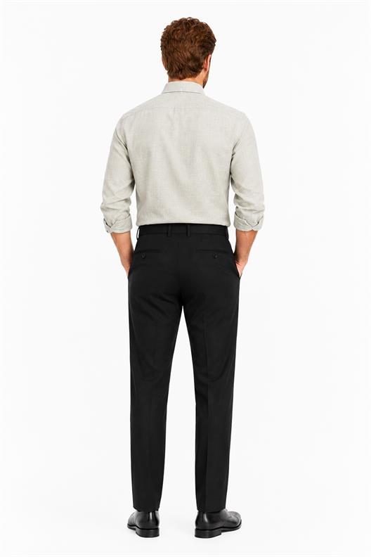 SİYAH Comfort Fit Chino Pantolon