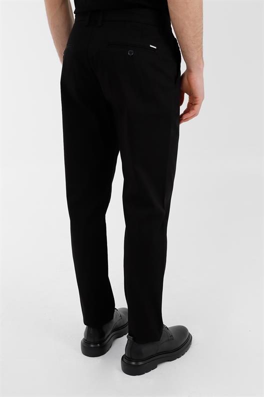 SİYAH Comfort Fit Chino Pantolon