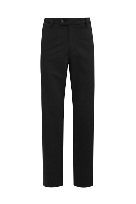 SİYAH Comfort Fit Chino Pantolon