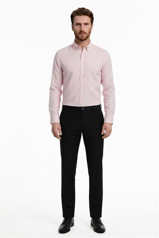 SİYAH Comfort Fit Chino Pantolon