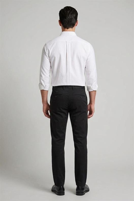 SİYAH Comfort Fit Chino Pantolon