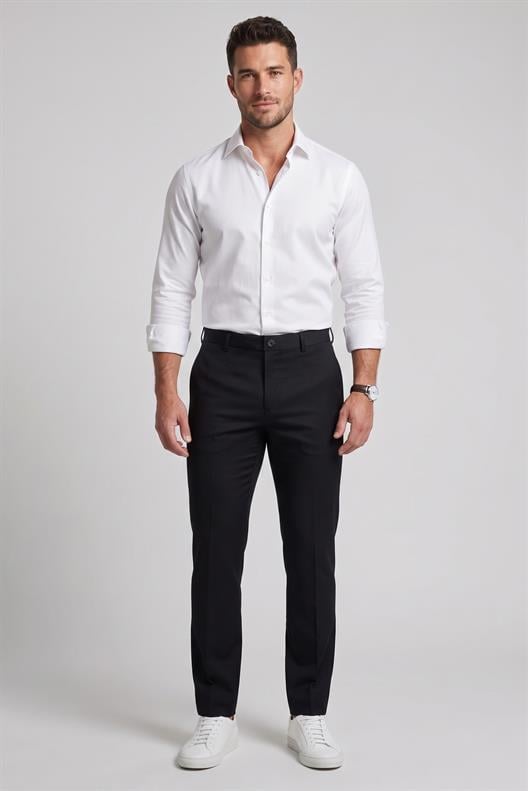 SİYAH Comfort Fit Jogger Pantolon