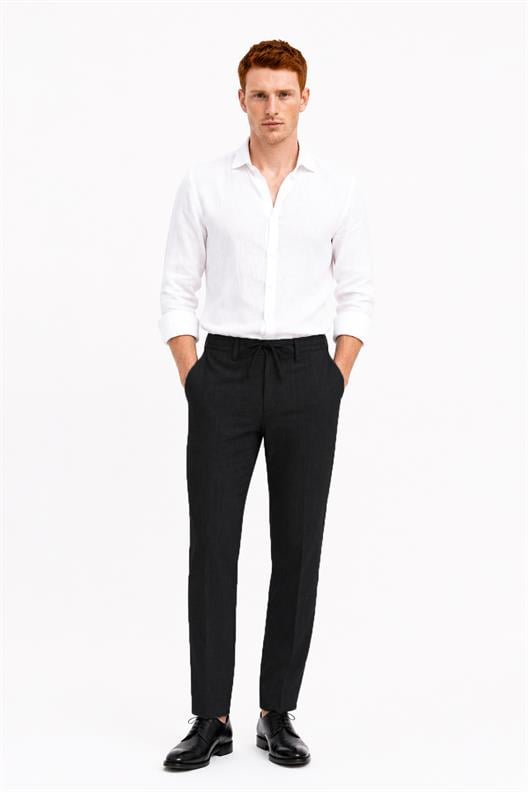 SİYAH Comfort Fit Jogger Pantolon