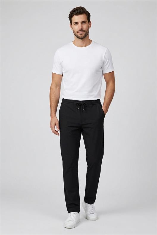 SİYAH Comfort Fit Jogger Pantolon