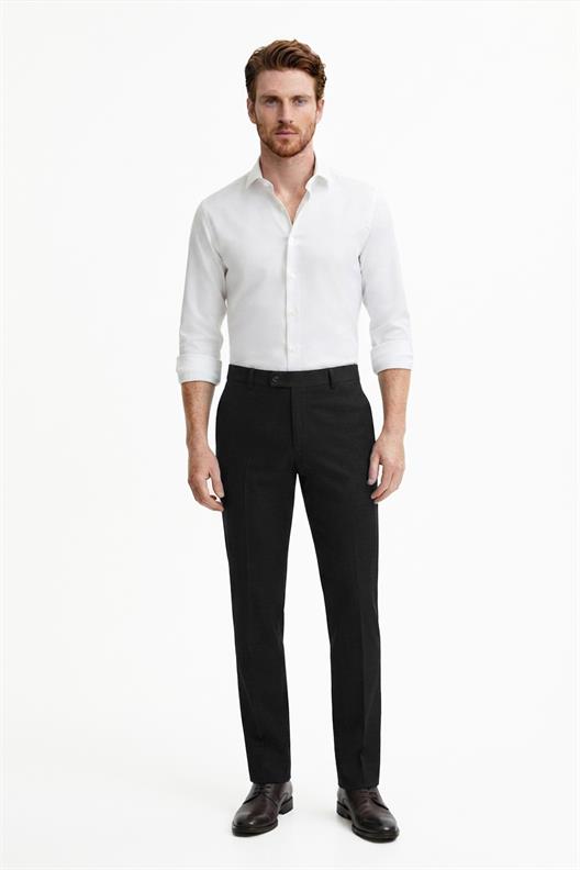SİYAH Comfort Fit Klasik Pantolon