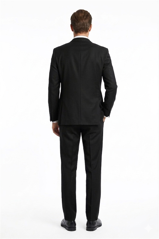 SİYAH Comfort Fit Klasik Pantolon