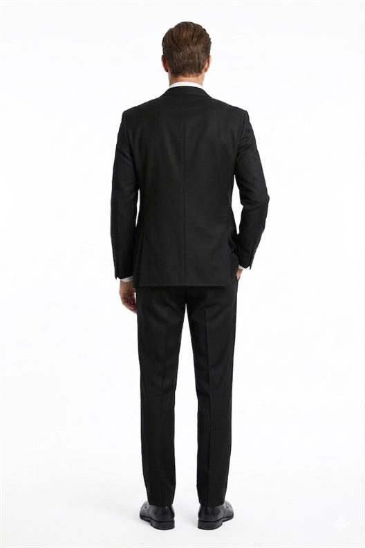 SİYAH Comfort Fit Klasik Pantolon