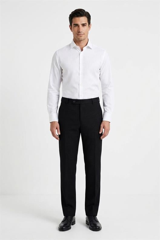 SİYAH Comfort Fit Klasik Pantolon