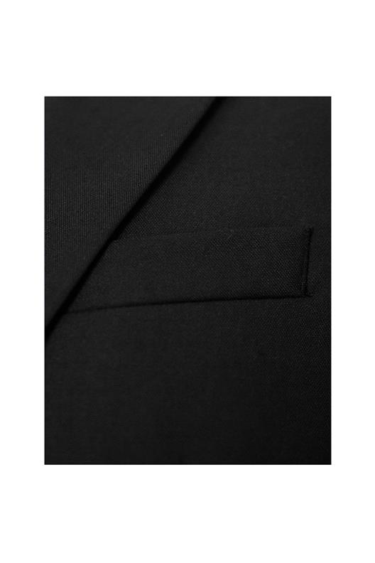 SİYAH Comfort Fit, Mono Yaka, 2 Düğme Çift Yırtmaçlı , Kapaklı Cep , 6 Drop , Casual Takım Elbise