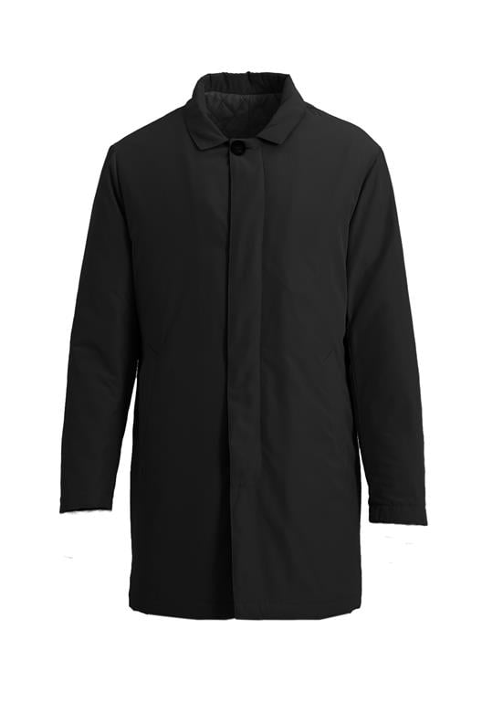 SİYAH Comfort Fit Trençkot