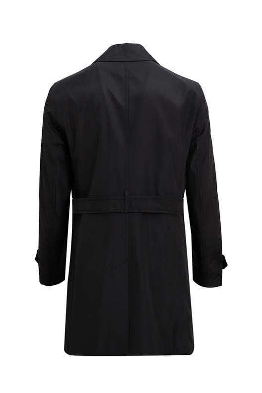 SİYAH Comfort Fit Trençkot