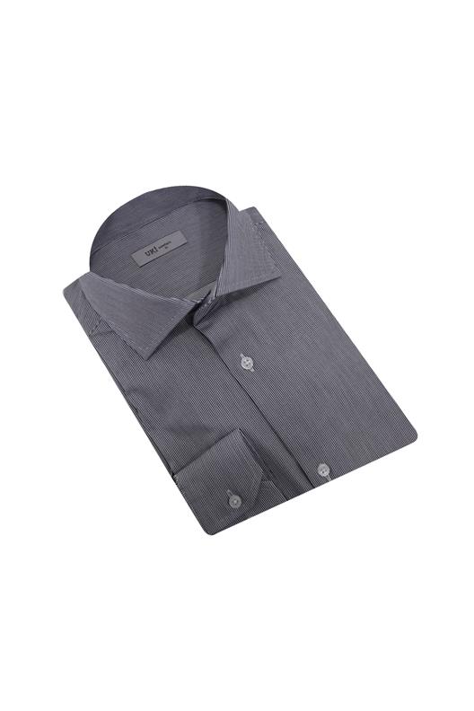 SİYAH Comfort Fit Uzun Kol Gömlek