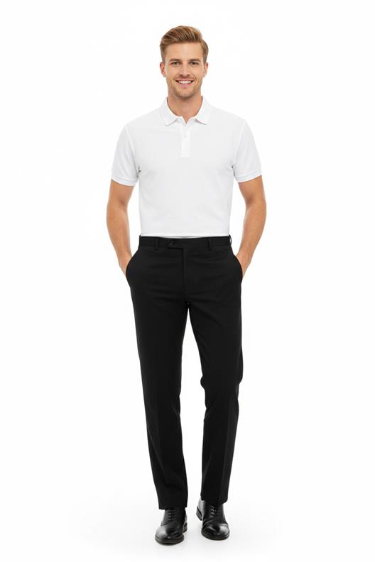 SİYAH Comfort Fit,Klasik Pantolon