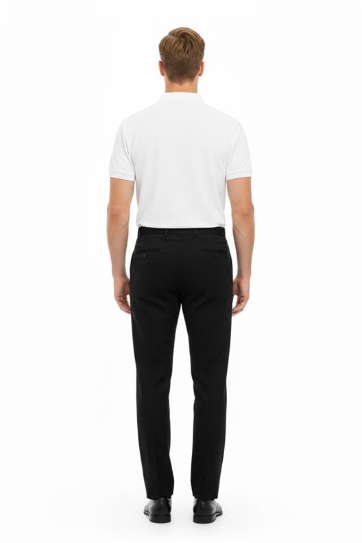 SİYAH Comfort Fit,Klasik Pantolon