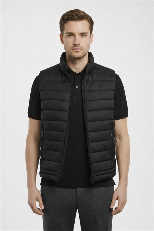 SİYAH Kapitone Yelek