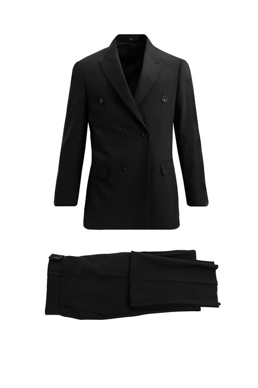 SİYAH Kruvaze Takım Elbise