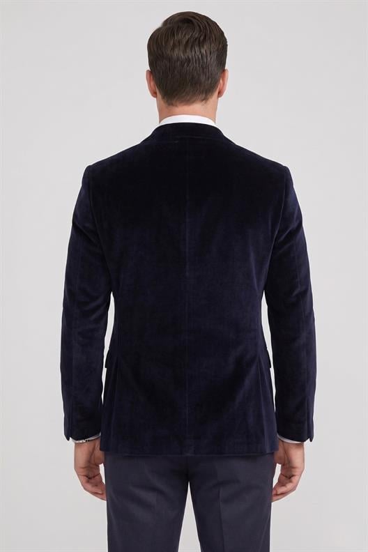 SİYAH Mono Yaka 2 Düğme Çift Yırtmaç Ceket