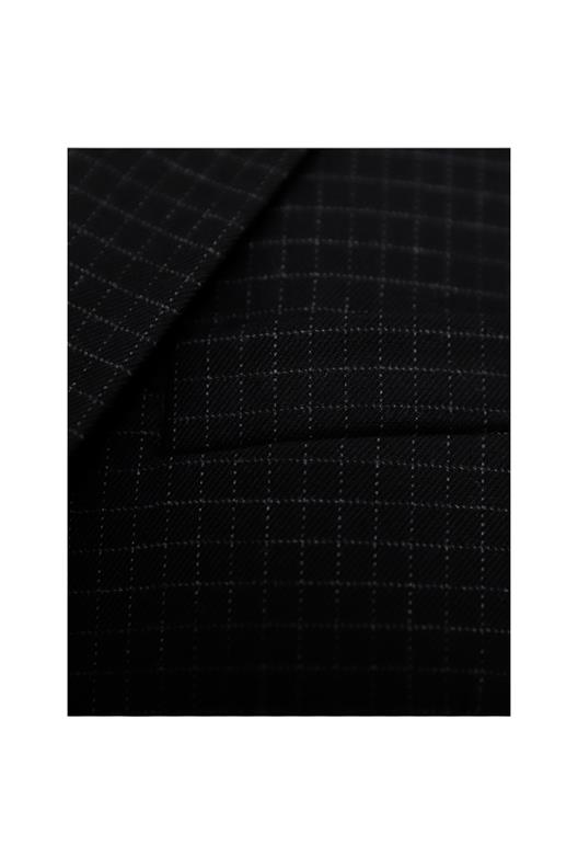 SİYAH Mono Yaka Klasik Ceket