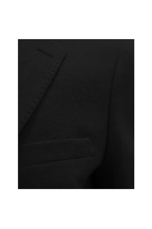SİYAH Mono Yaka Klasik Ceket