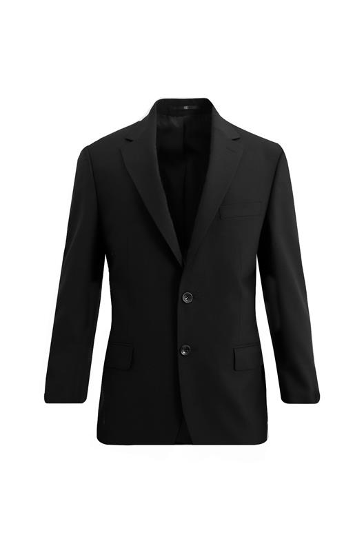 SİYAH Mono Yaka Klasik Takım Elbise