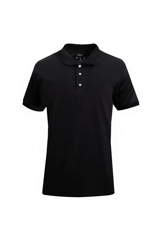 SİYAH Polo Yaka Süprem T-shirt