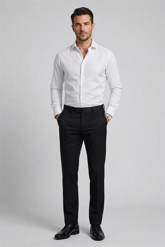 SİYAH Slim Fit Chino Pantolon