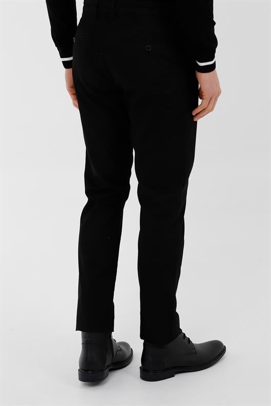 SİYAH Slim Fit Chino Pantolon