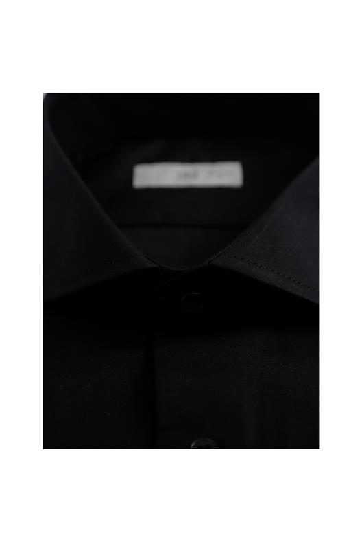 SİYAH Slim Fit Uzun Kol Gömlek