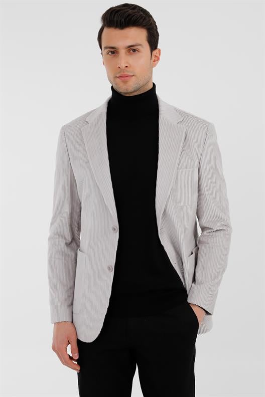 TAŞ Mono Yaka 2 Düğme Çift Yırtmaç Ceket