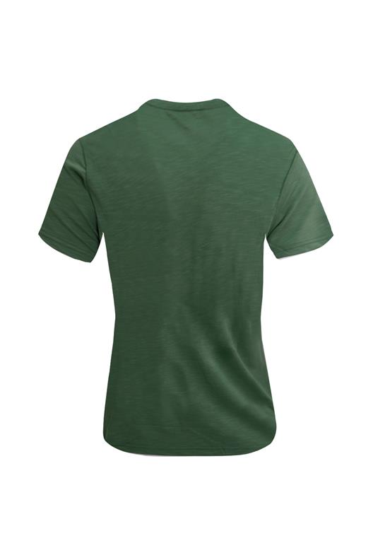 YEŞİL Denim Marker Modal Bisiklet Yaka T-shirt