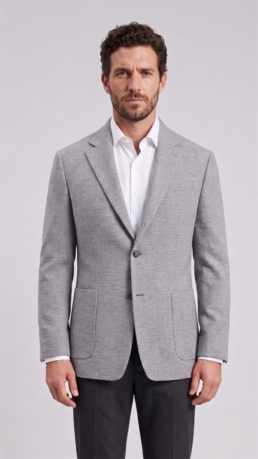 YEŞİL Mono Yaka Klasik Ceket