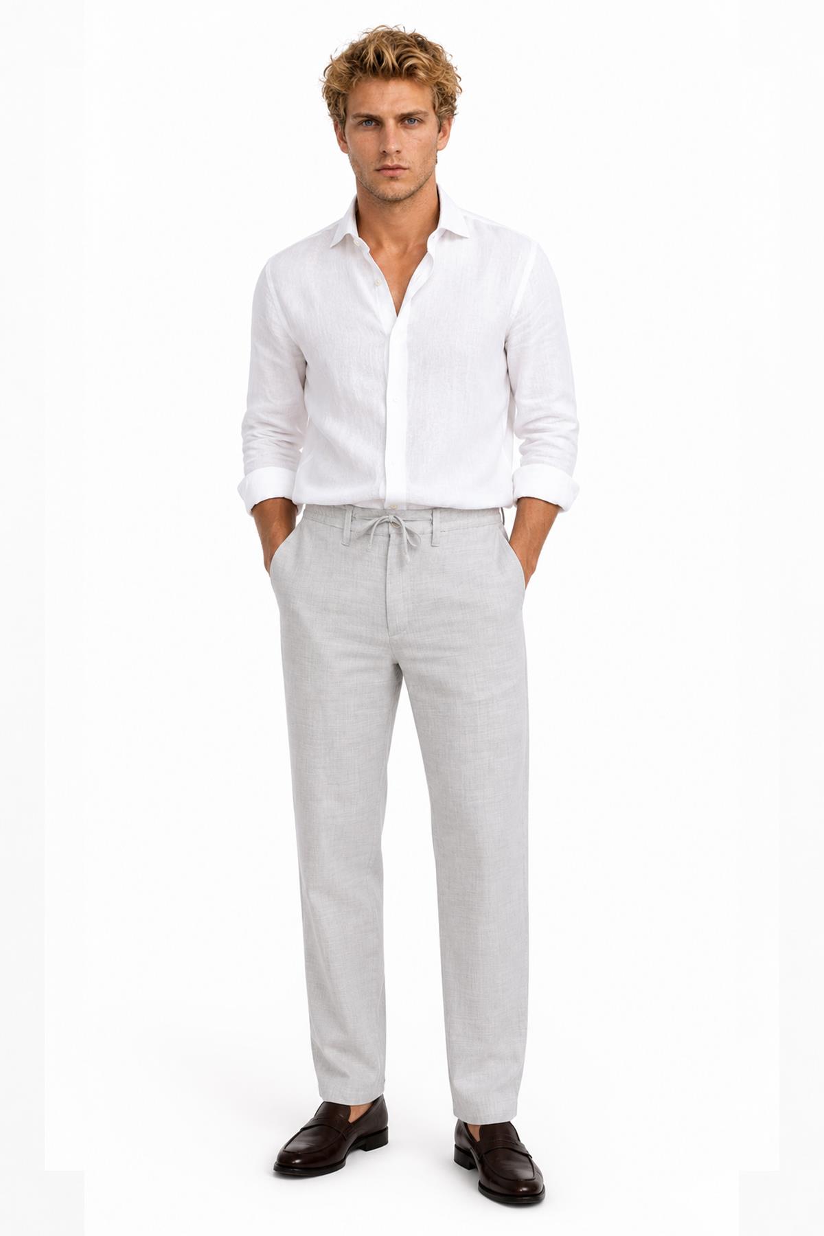 AÇIK GRİ Comfort Fit Jogger Pantolon