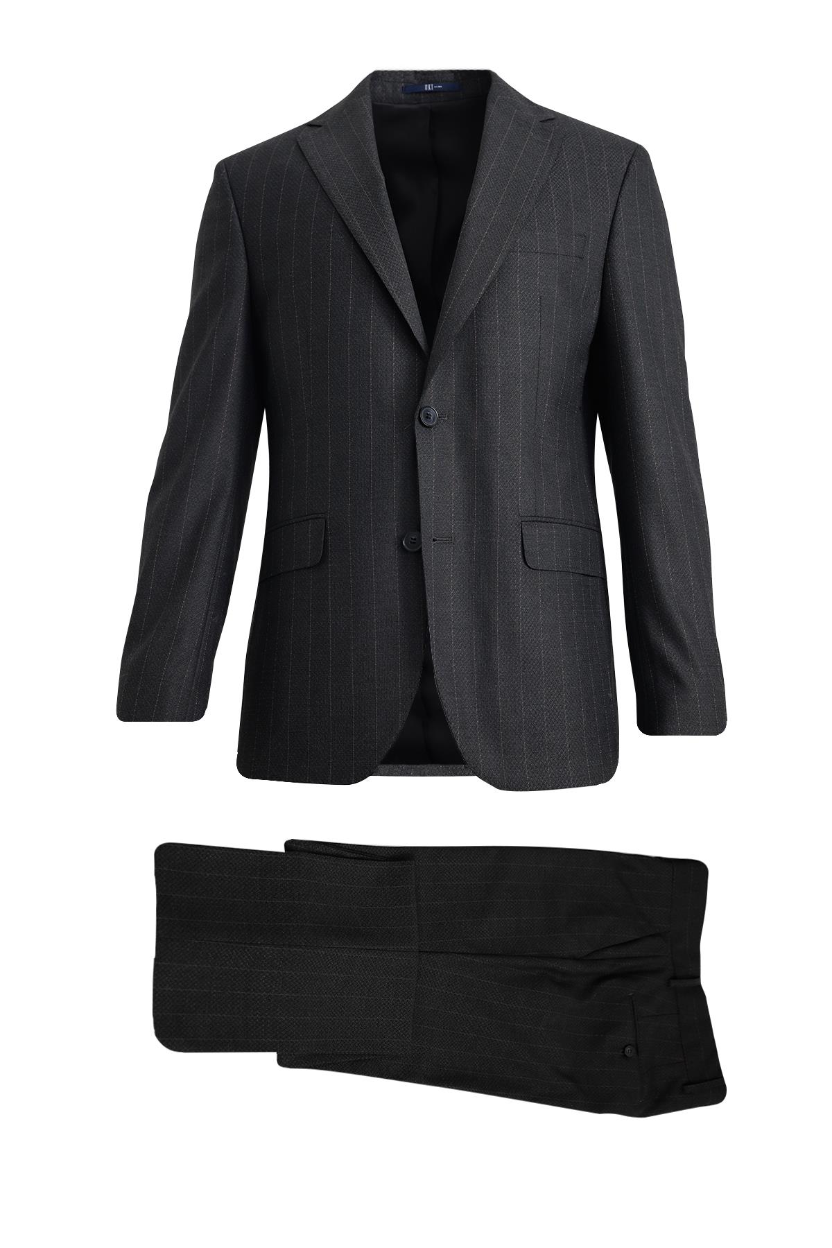 ANTRASİT Comfort Fit 6 Drop Takım Elbise