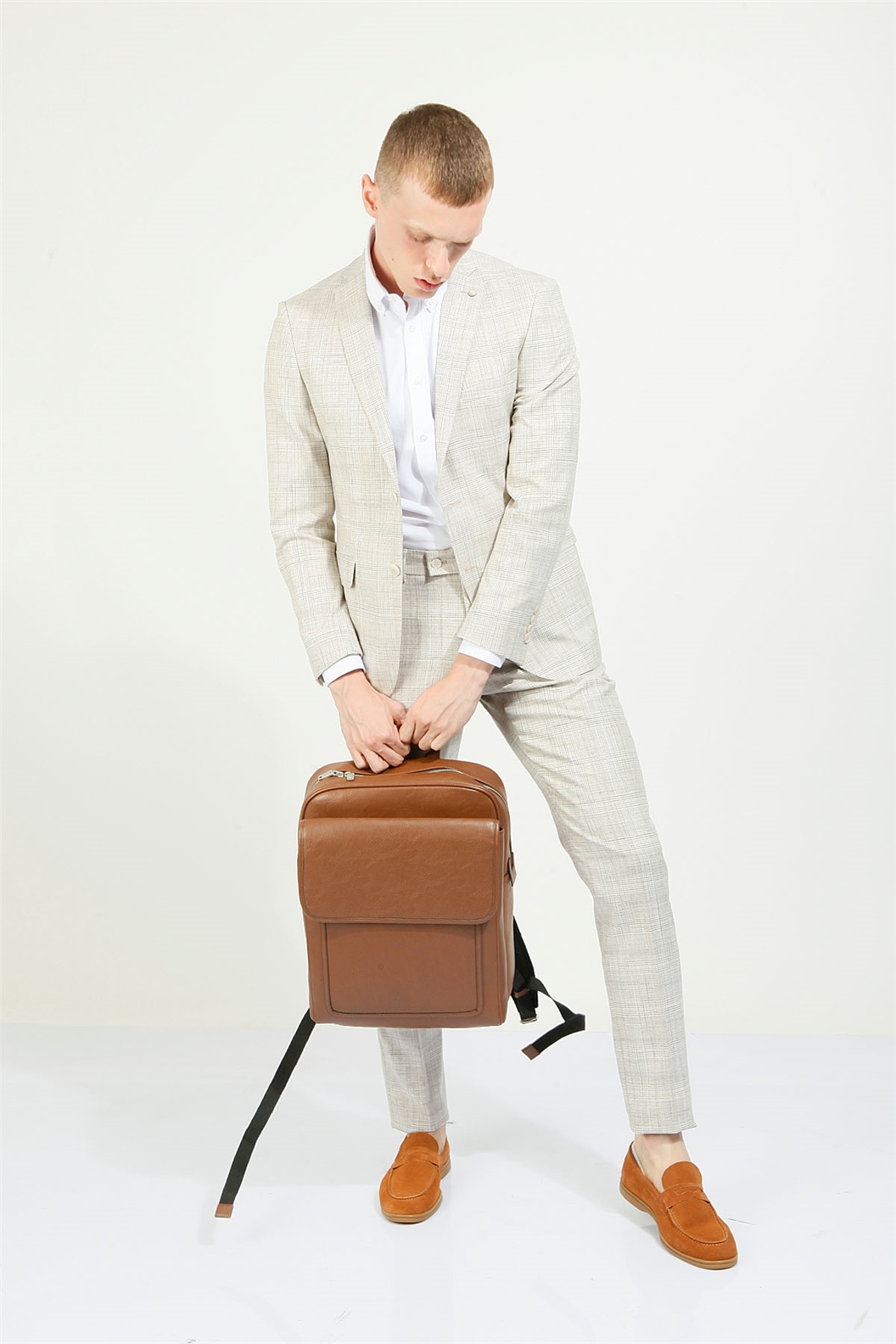 BEJ Comfort Fit 6 Drop Takım Elbise · 2