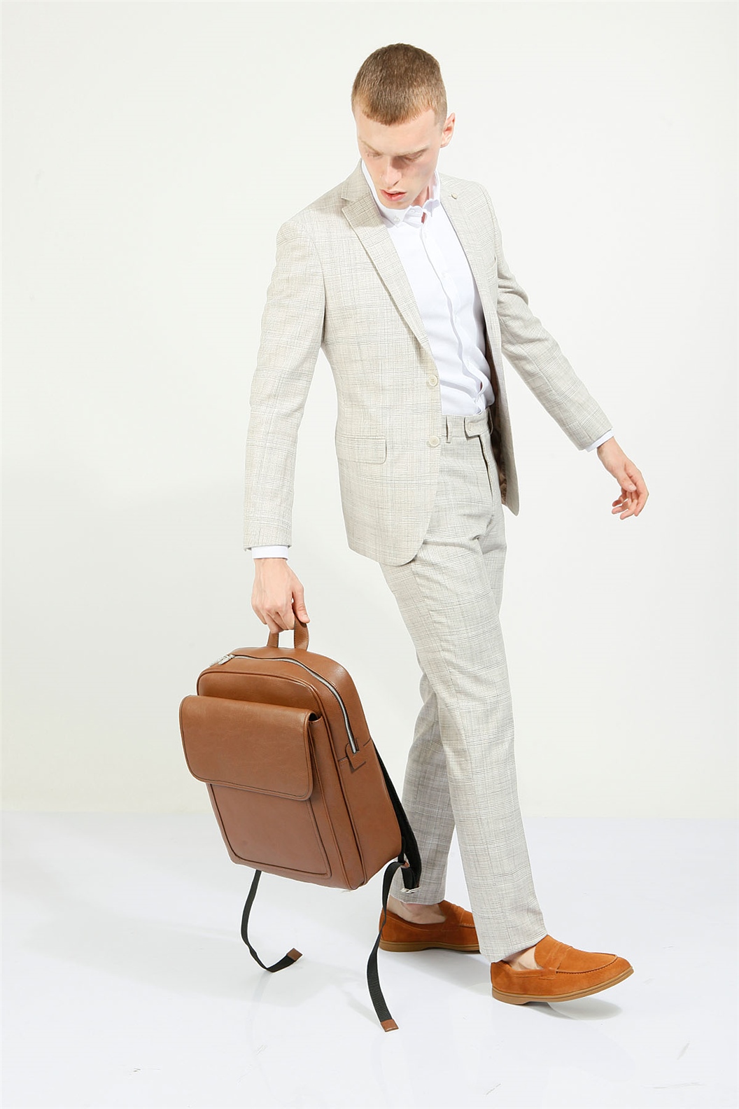 BEJ Comfort Fit 6 Drop Takım Elbise · 3