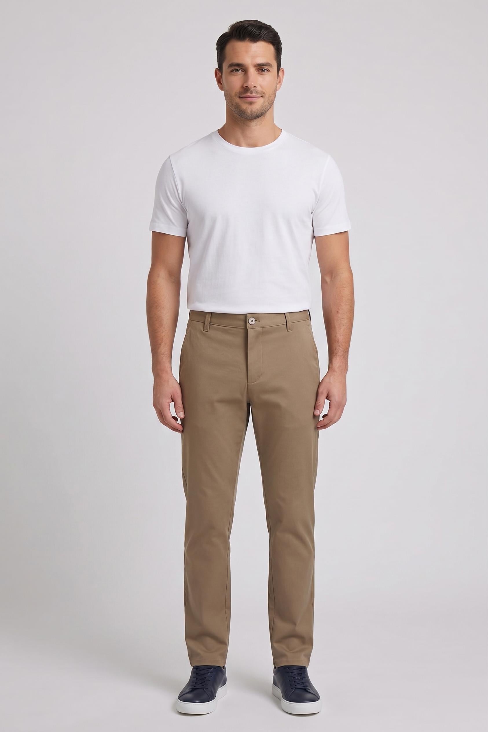 BEJ Comfort Fit Chino Pantolon