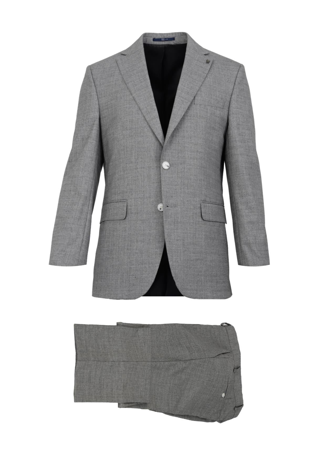 Gri Comfort Fit 6 Drop Takım Elbise