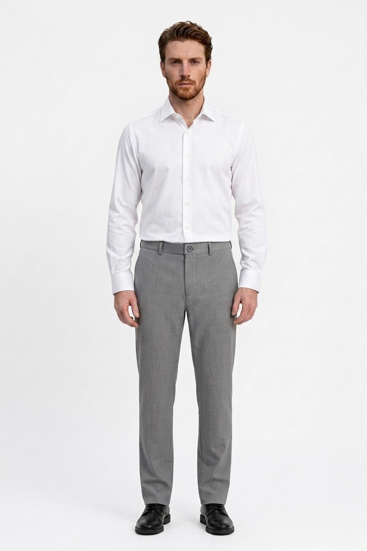 GRİ Comfort Fit Jogger Pantolon