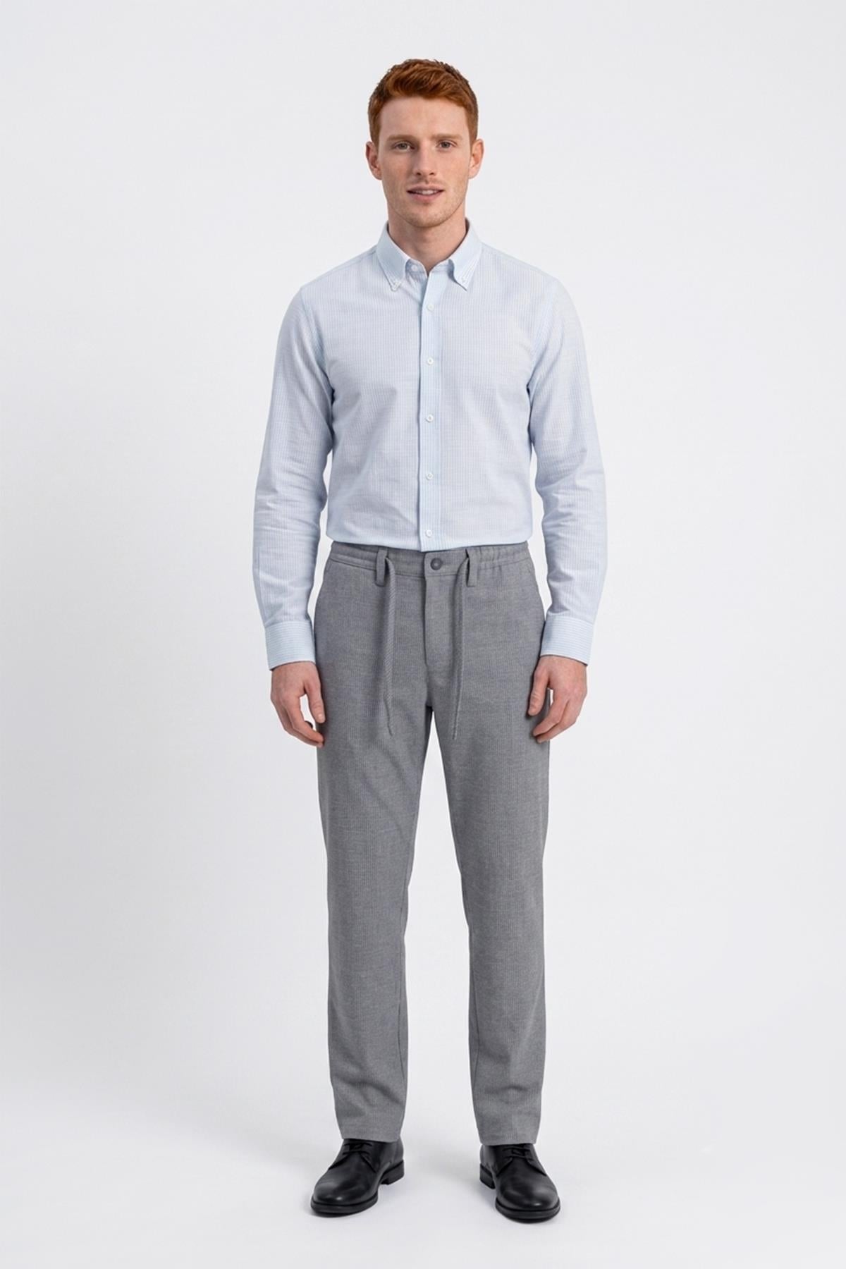 GRİ Comfort Fit Jogger Pantolon