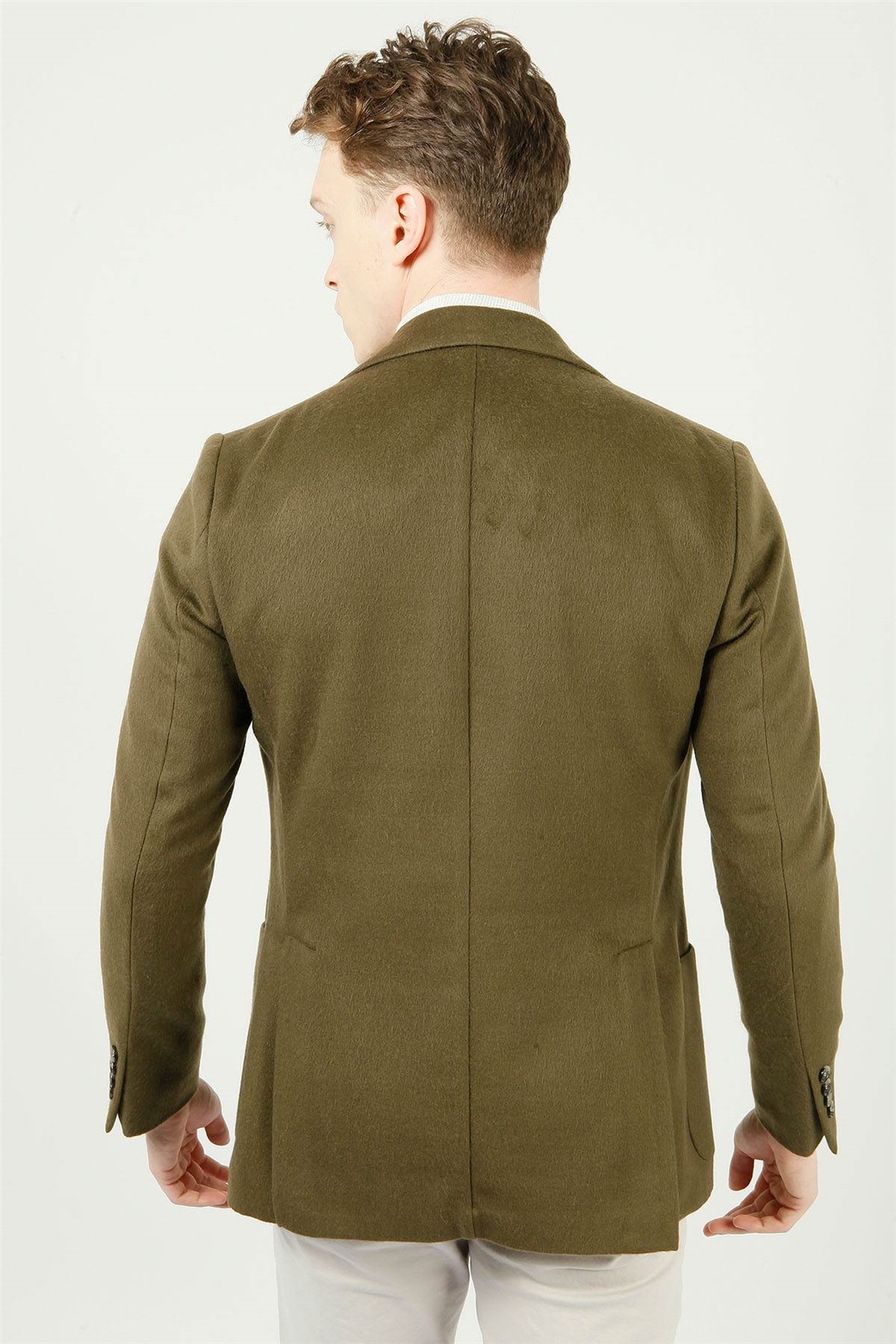 Haki Comfort Fit 6 Drop Ceket · 4