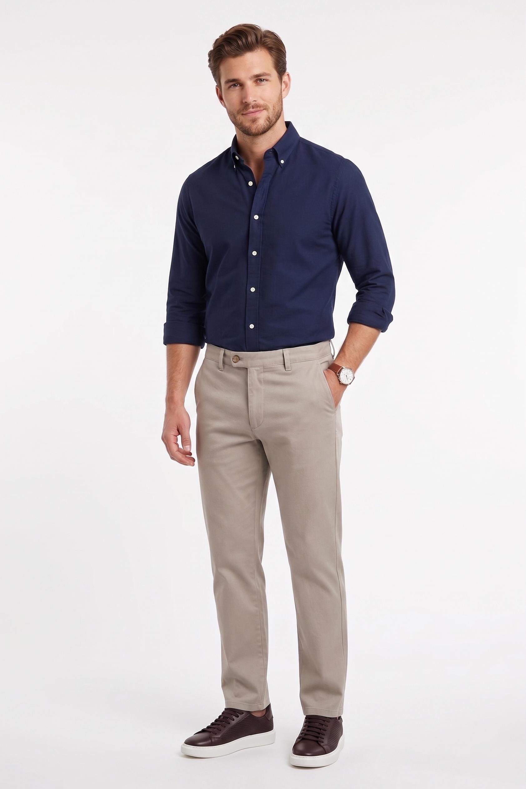 KEMİK Comfort Fit Chino Pantolon