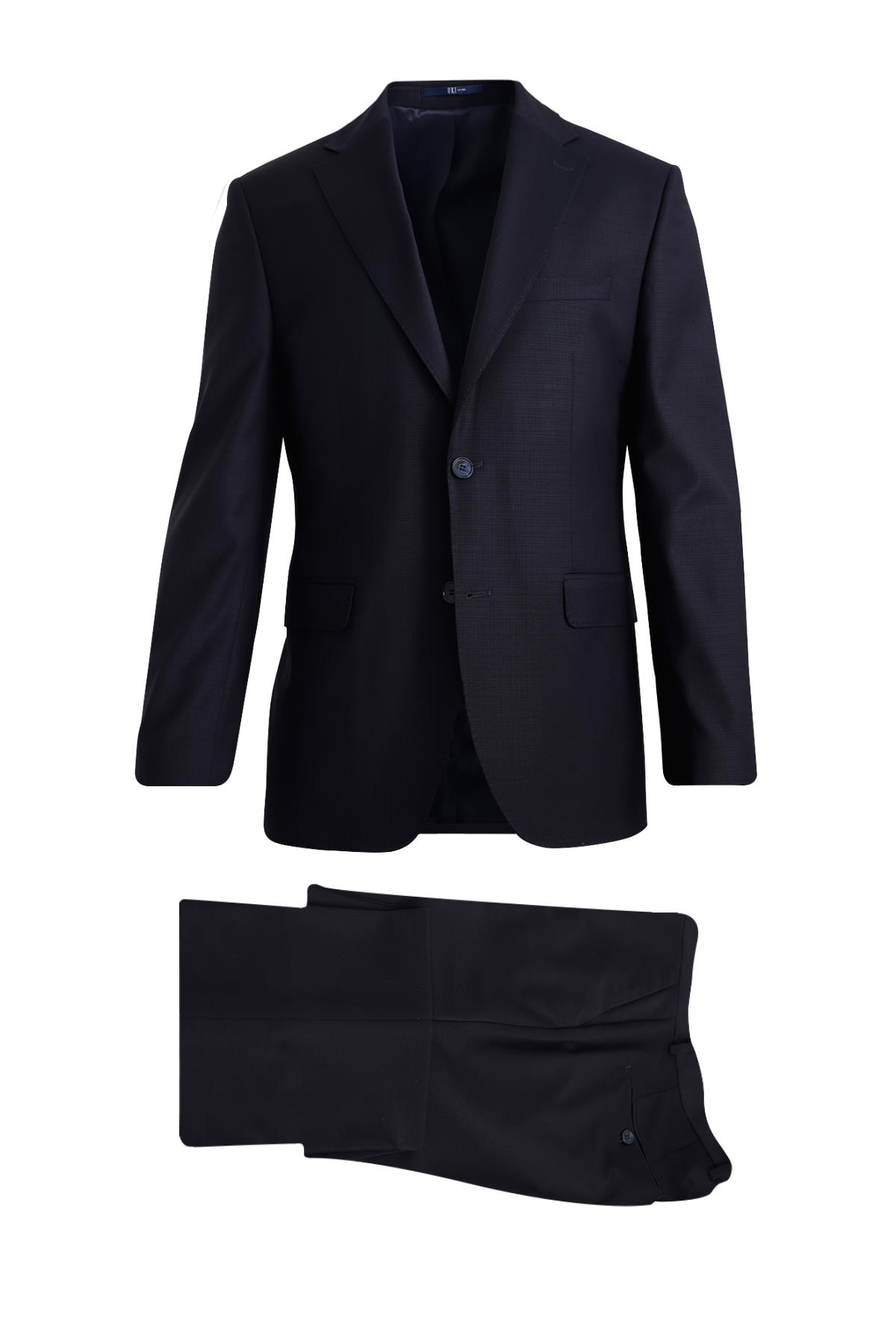 Koyu Lacivert Comfort Fit 6 Drop Takım Elbise