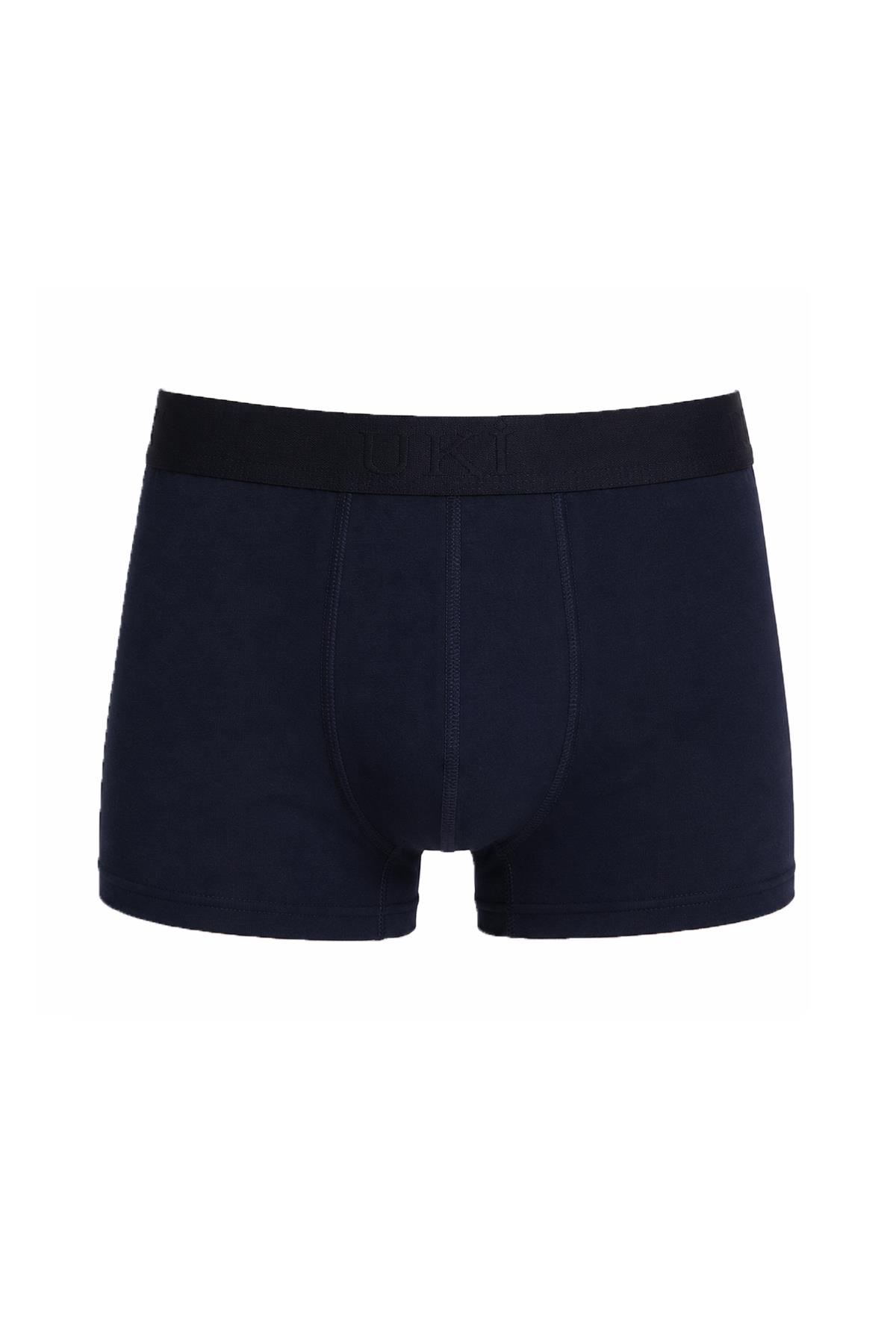 LACİVERT BOXER TEKLİ
