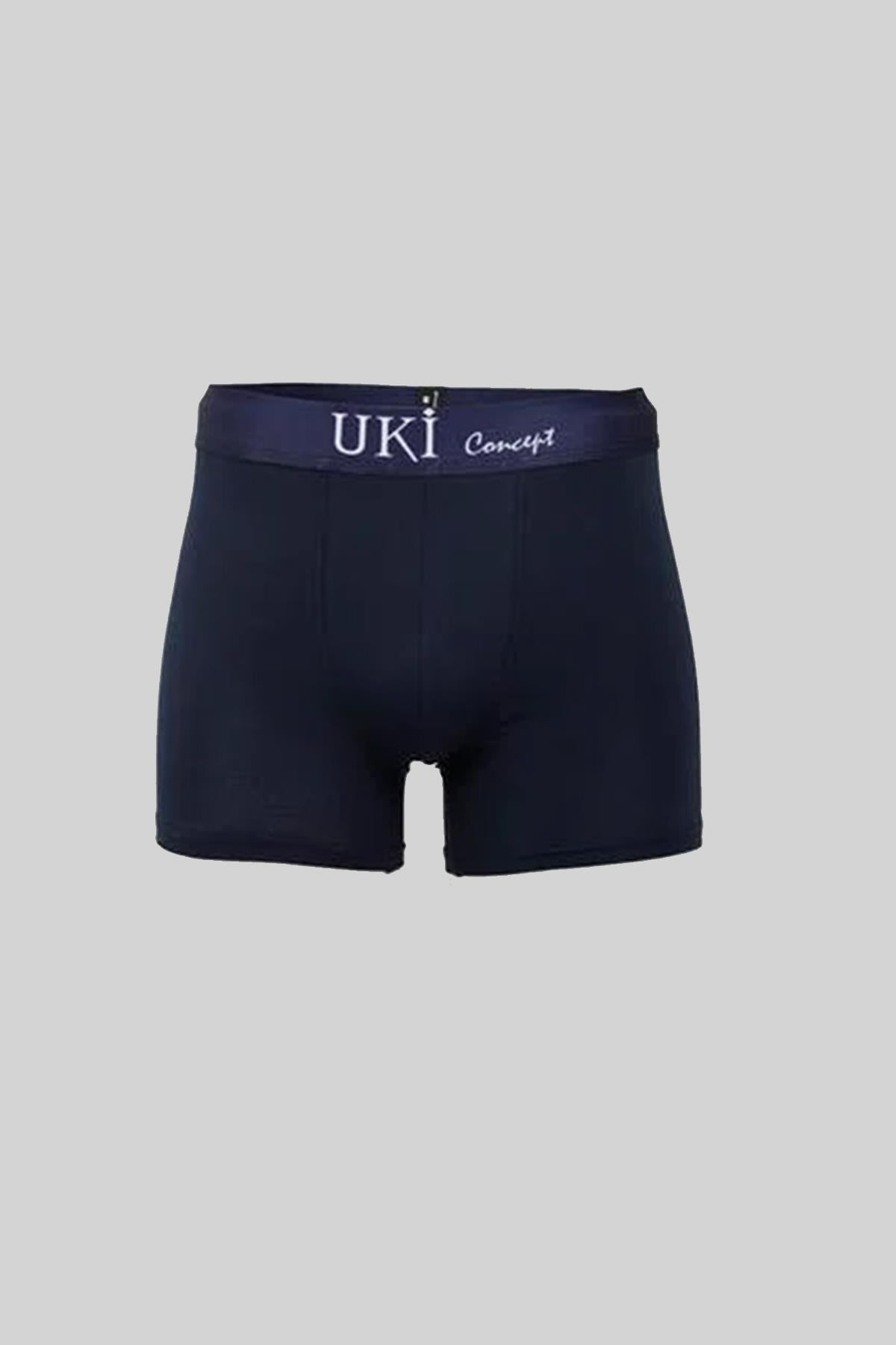 LACİVERT BOXER TEKLİ