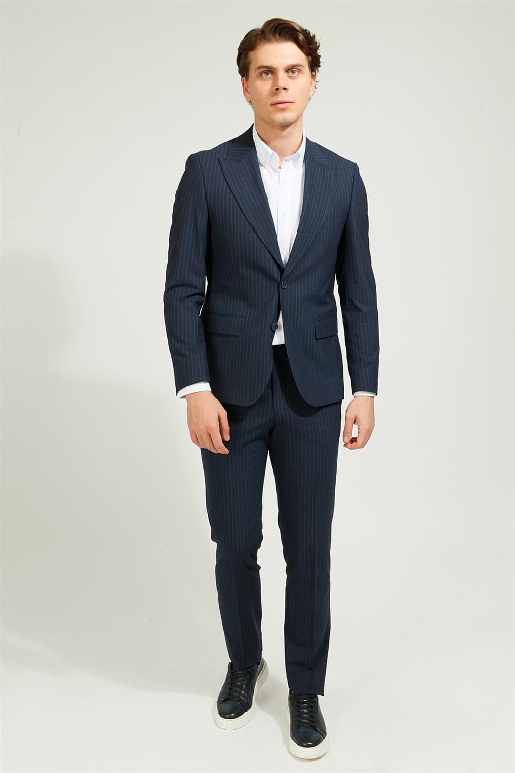 Lacivert Comfort Fit 6 Drop Takım Elbise