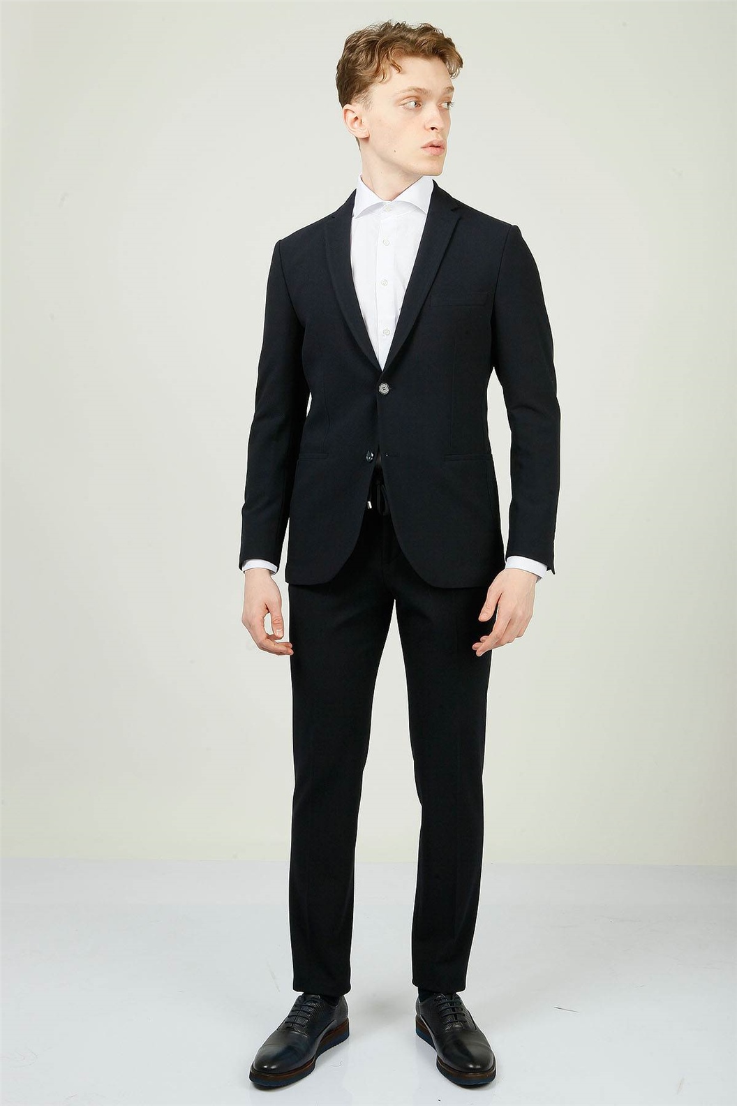 LACİVERT Slim Fit 6 Drop Takım Elbise